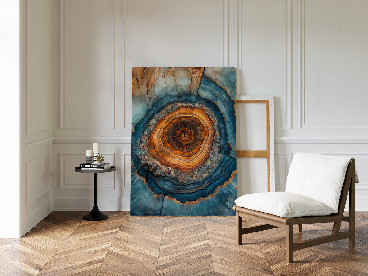 Oceanic Harmony - Geode Art