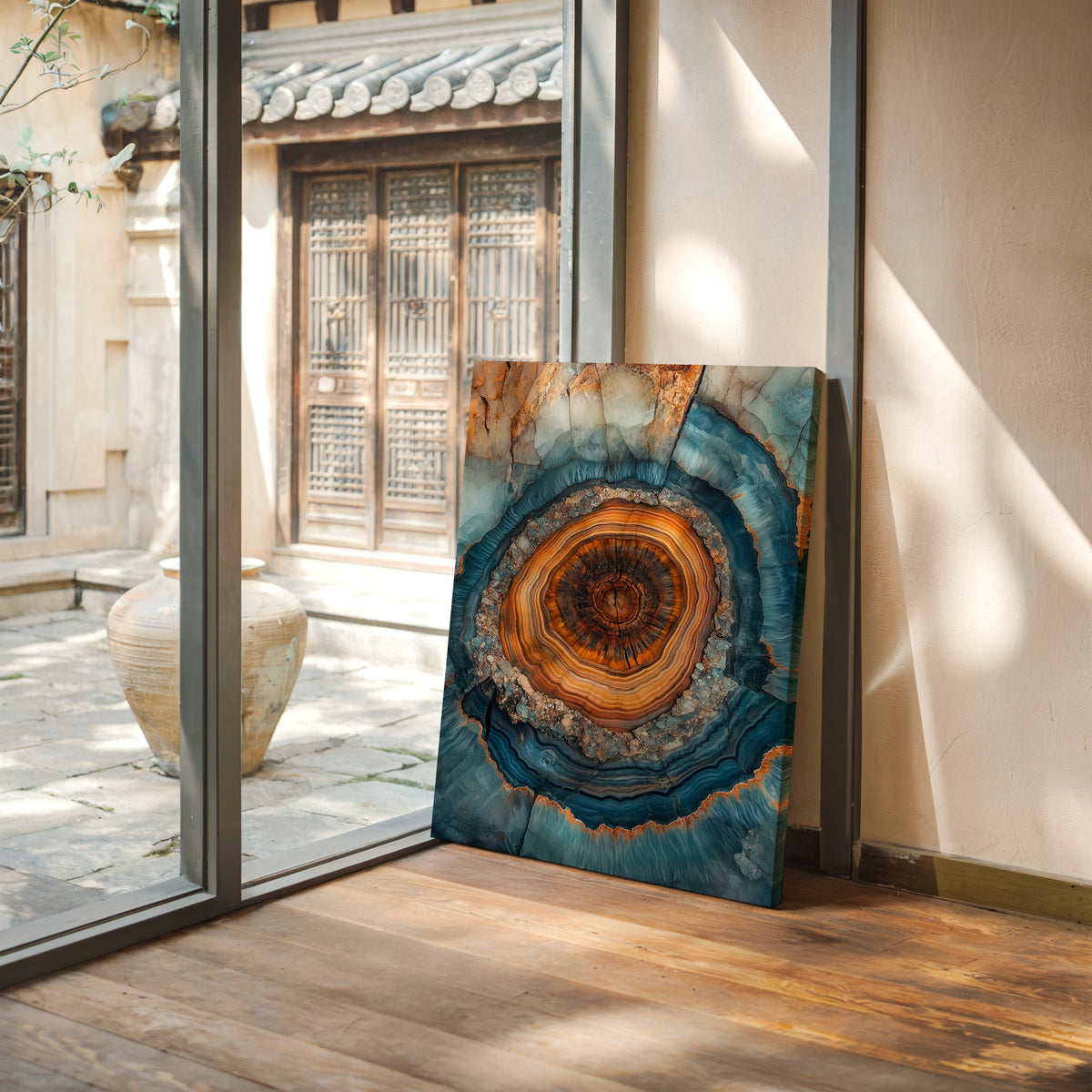 Oceanic Harmony - Geode Art