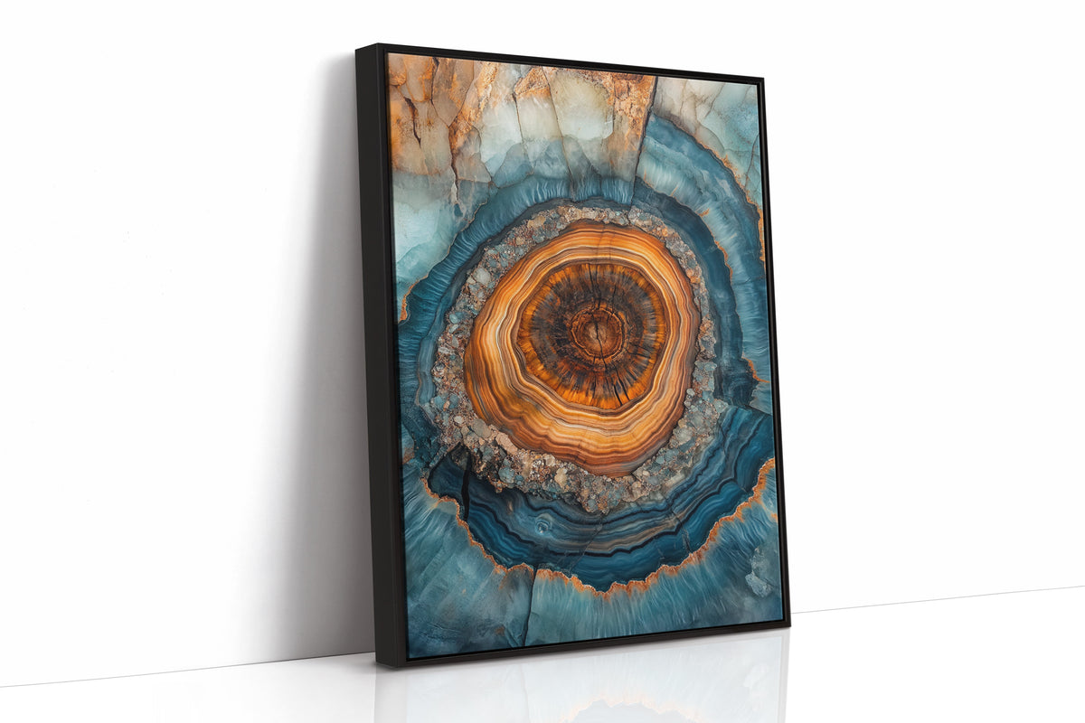 Oceanic Harmony - Geode Art