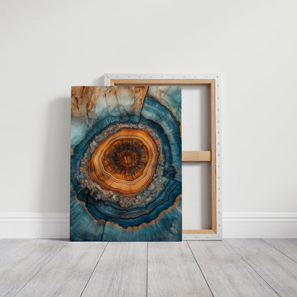 Oceanic Harmony - Geode Art